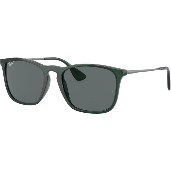 Occhiali da sole  Ray - ban Rb4187 chris cod. colore 666381 Uomo Squadrata Verde