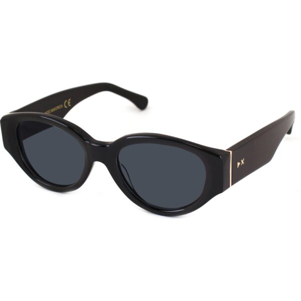 Occhiali da sole  Xlab Mod. maiorca cod. colore nero / fumo polarizzato Unisex Rotonda Nero