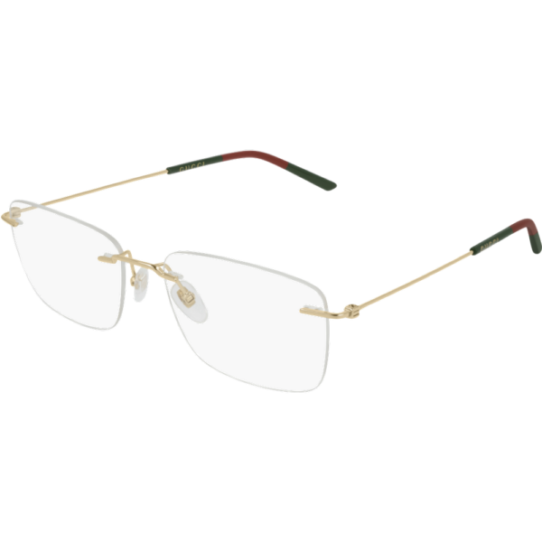 Occhiali vista  Gucci Gg0399o cod. colore 002 Uomo Squadrata Oro