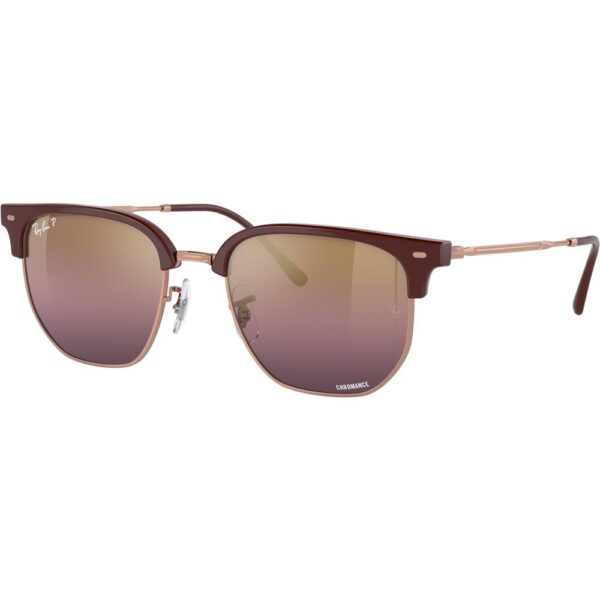 Occhiali da sole  Ray - ban Rb4416 new clubmaster cod. colore 6654g9 Unisex Geometrica Rosso