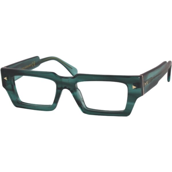 Occhiali da sole  Xlab Mod. auckland fotocromatico cod. colore verde striato / lenti neutre fotoc. grey Unisex Squadrata Verde strisciato