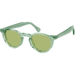 Occhiali da sole  Xlab Mod. sanblas cod. colore trasparente verde / verde polarizzato Unisex Rotonda Trasparente verde