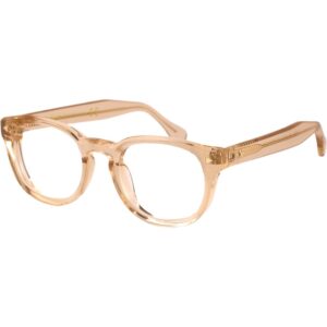 Occhiali vista  Xlab Mod. panama antiriflesso cod. colore champagne trasparente Unisex Rotonda Trasparente champagne