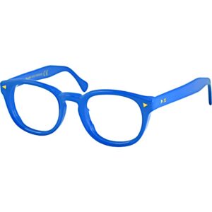 Occhiali vista  Xlab Mod. panama antiriflesso cod. colore blu Unisex Rotonda Blu