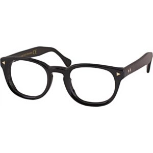 Occhiali vista  Xlab Mod. panama antiriflesso cod. colore nero Unisex Rotonda Nero