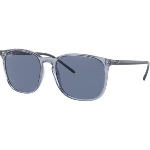 Occhiali da sole  Ray - ban Rb4387  cod. colore 639980 Unisex Squadrata Blu