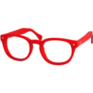 Occhiali vista  Xlab Mod. panama antiriflesso cod. colore rosso Unisex Rotonda Rosso