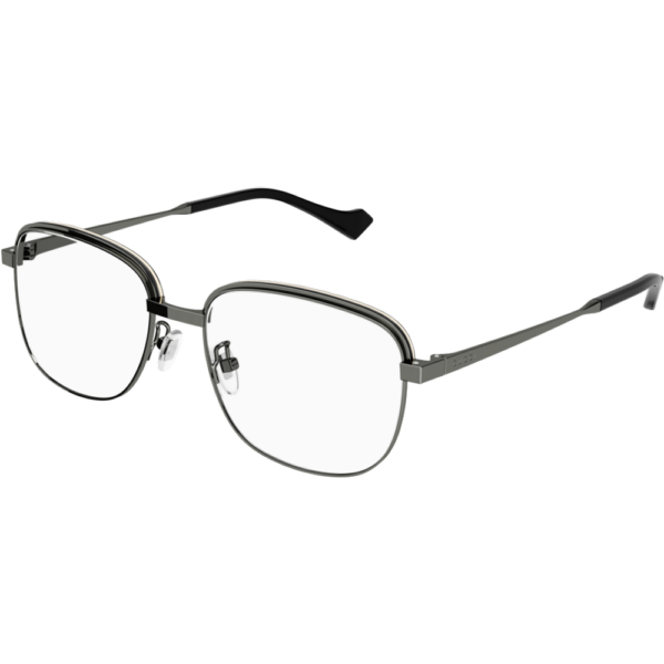 Occhiali vista  Gucci Gg1102o cod. colore 005 Uomo Pilot Rutenio