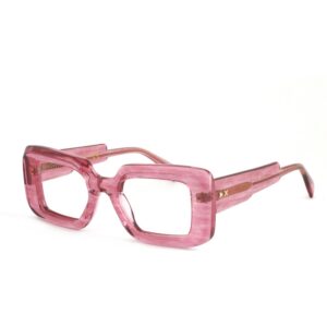 Occhiali vista  Xlab Mod. mokoia antiriflesso cod. colore rosa trasparente striato Donna Squadrata Trasparente rosa striato