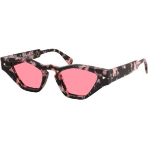 Occhiali da sole  Xlab Mod. sumatra cod. colore flower rosa-nero / rosa polarizzato Donna Cat eye Nero / rosa