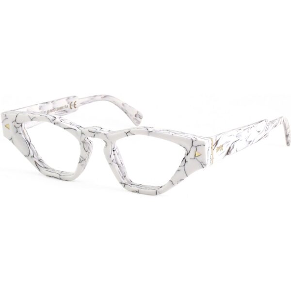 Occhiali da vista  Xlab Mod. sumatra antiriflesso cod. colore bianco marmo Donna Cat eye Marmo bianco