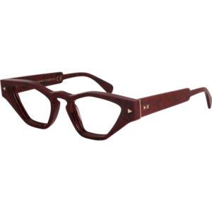 Occhiali da vista  Xlab Mod. sumatra antiriflesso cod. colore bordeaux marmo Donna Cat eye Marmo bordeaux