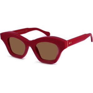 Clip on  Xlab Mod. skiathos cod. colore bordeaux / marrone polarizzato Donna Squadrata Bordeaux