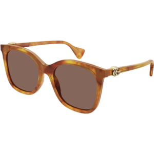 Occhiali da sole  Gucci Gg1071s cod. colore 003 Donna Cat eye Havana