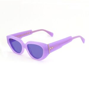 Occhiali da sole  Xlab Mod. tavolara cod. colore lilla trasparente / lilla polarizzato Donna Cat eye Lilla trasparente