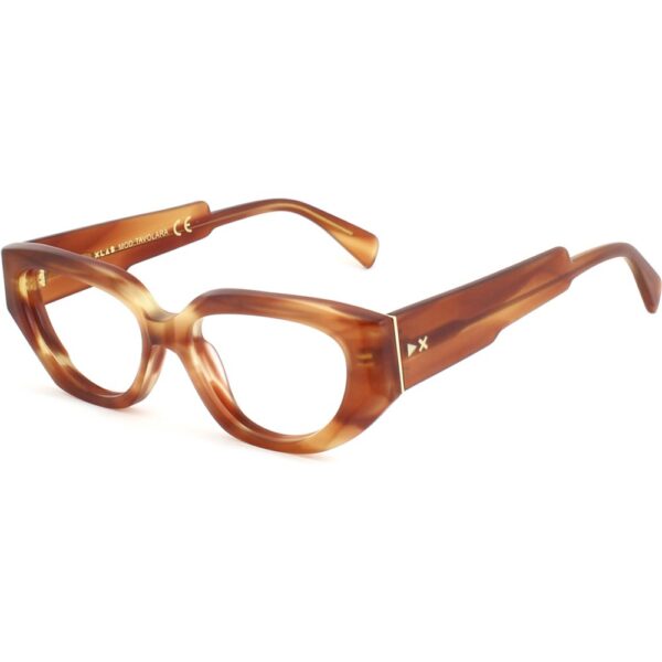 Occhiali da sole  Xlab Mod. tavolara fotocromatico cod. colore marrone striato trasparente opaco / lenti neutre fotoc. brown Donna Cat eye Marrone striato trasparente opaco