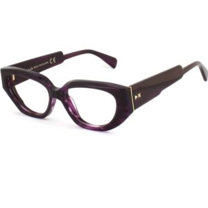 Occhiali da sole  Xlab Mod. tavolara fotocromatico cod. colore viola striato trasparente / lenti neutre fotoc. brown Donna Cat eye Viola striato trasparente