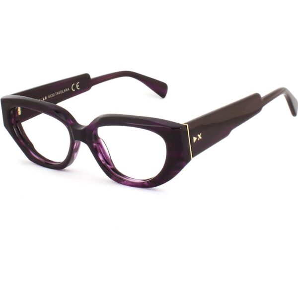 Occhiali da sole  Xlab Mod. tavolara fotocromatico cod. colore viola striato trasparente / lenti neutre fotoc. grey Donna Cat eye Viola striato trasparente