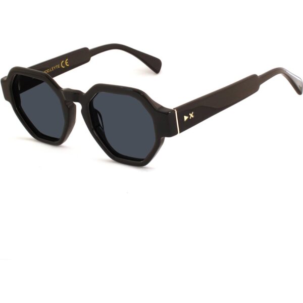 Occhiali da sole  Xlab Mod. leyte cod. colore nero / fumo polarizzato Unisex Geometrica Nero