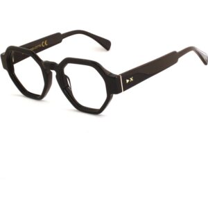 Occhiali vista  Xlab Mod. leyte antiriflesso cod. colore nero Unisex Geometrica Nero