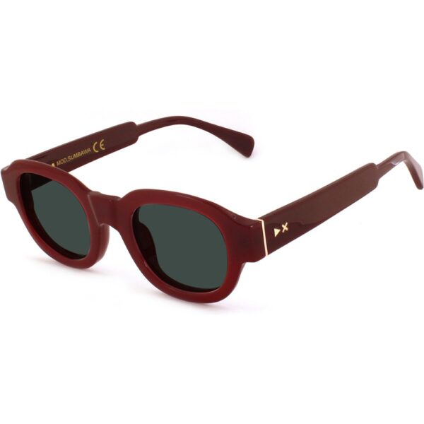 Occhiali da sole  Xlab Mod. sumbawa cod. colore bordeaux / g15 polarizzato Unisex Squadrata Bordeaux