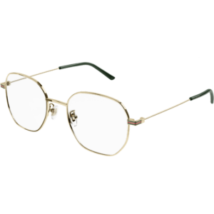 Occhiali vista  Gucci Gg1125oa cod. colore 002 Uomo Geometrica Oro