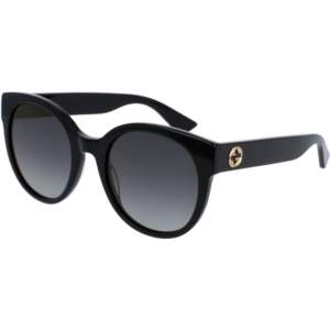 Occhiali da sole  Gucci Gg0035sn cod. colore 001 Donna Rotonda Nero