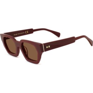 Occhiali da sole  Xlab Mod. madura cod. colore bordeaux / marrone polarizzato Donna Geometrica Bordeaux