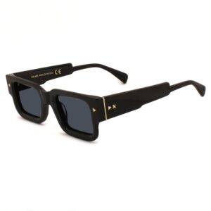 Occhiali da sole  Xlab Mod. shikoku cod. colore nero / fumo polarizzato Unisex Squadrata Nero