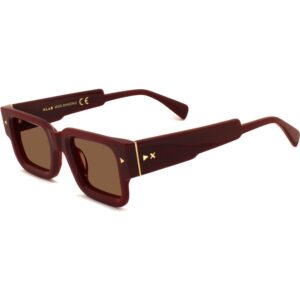 Occhiali da sole  Xlab Mod. shikoku cod. colore bordeaux / marrone polarizzato Unisex Squadrata Bordeaux