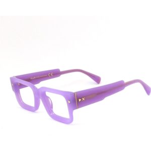 Occhiali vista  Xlab Mod. shikoku antiriflesso cod. colore lilla trasparente Unisex Squadrata Lilla trasparente