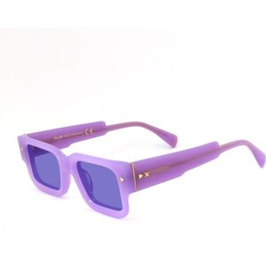 Occhiali da sole  Xlab Mod. shikoku cod. colore lilla trasparente / lilla polarizzato Unisex Squadrata Lilla trasparente