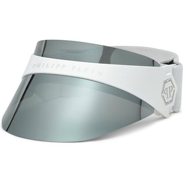 Occhiali da sole  Philipp plein Spp033s plein f.i.t. future is today visiera-k cod. colore 5wwx Unisex Visiera Bianco