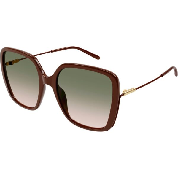 Occhiali da sole  Chloé Ch0173s cod. colore 004 Donna Squadrata Marrone