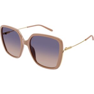 Occhiali da sole  Chloé Ch0173s cod. colore 003 Donna Squadrata Nude