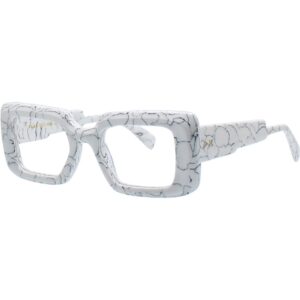 Occhiali vista  Xlab Mod. mokoia antiriflesso cod. colore bianco marmorizzato Donna Squadrata Marmo bianco