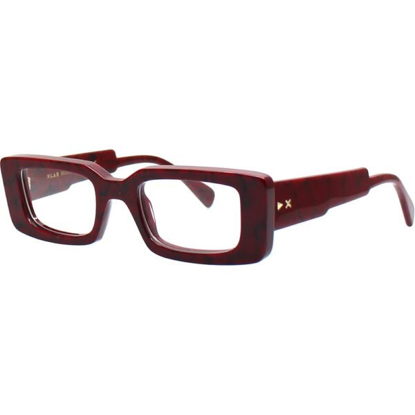 Occhiali da vista  Xlab Mod. timor antiriflesso cod. colore rosso marmo Donna Squadrata Marmo bordeaux