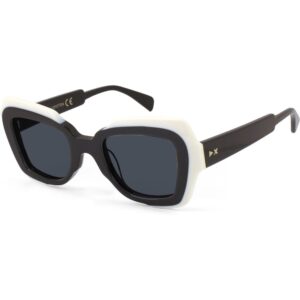 Occhiali da sole  Xlab Mod. lofoten cod. colore nero-bianco / fumo polarizzato Donna Farfalla Nero/bianco