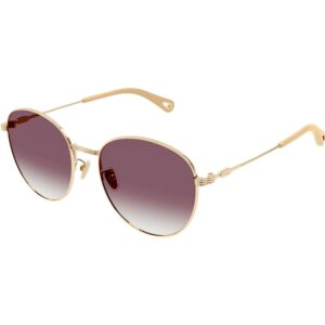 Occhiali da sole  Chloé Ch0181sk cod. colore 003 Donna Panthos Oro