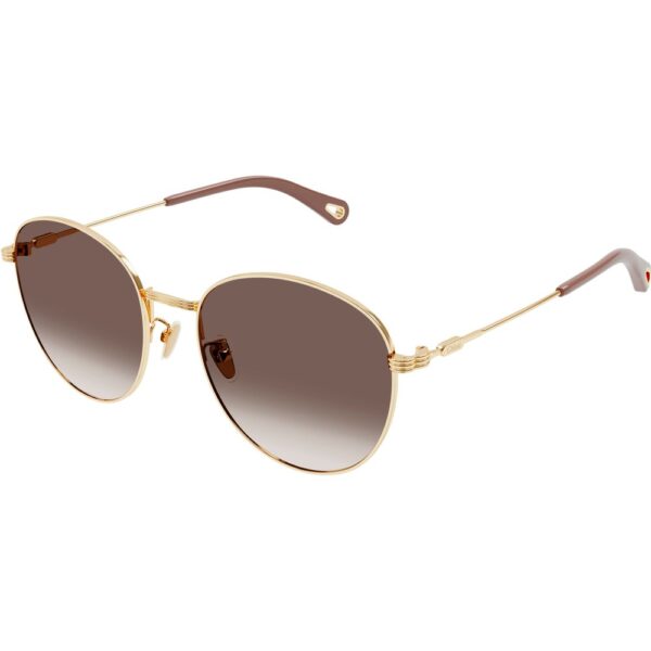 Occhiali da sole  Chloé Ch0181sk cod. colore 002 Donna Panthos Oro