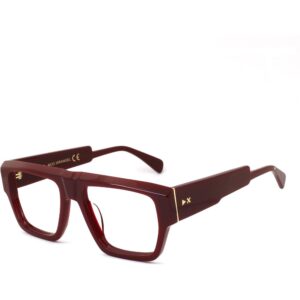 Occhiali da sole  Xlab Mod. wrangel fotocromatico cod. colore bordeaux/lenti neutre fotoc. grey Unisex Squadrata Bordeaux