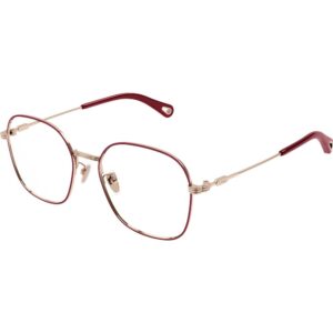 Occhiali vista  Chloé Ch0182ok cod. colore 004 Donna Squadrata Borgogna