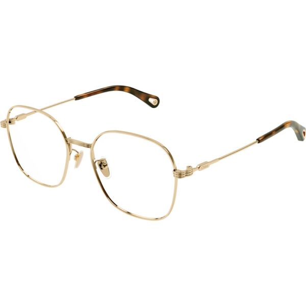 Occhiali vista  Chloé Ch0182ok cod. colore 001 Donna Squadrata Oro