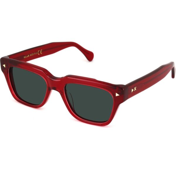 Occhiali da sole  Xlab Mod. fiji cod. colore bordeaux / 6266 g15 polarizzato Unisex Squadrata Bordeaux