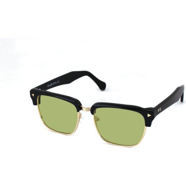 Occhiali da sole  Xlab Mod. maui cod. colore nero-oro lenti verde pol. *2p Unisex Squadrata Nero/oro