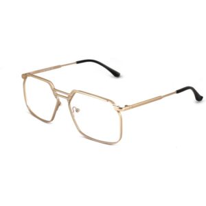 Occhiali vista  Xlab Mod. moorea antiriflesso cod. colore oro sat. / lenti neutre antiriflesso Unisex Oversize Oro