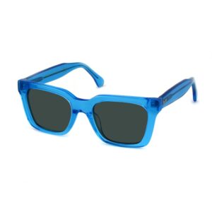 Occhiali da sole  Xlab Mod. panarea cod. colore blu trasparente / g15 polarizzato Unisex Squadrata Blu