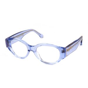 Occhiali vista  Xlab Mod. maiorca antiriflesso cod. colore azzurro trasp. / lenti neutre antiriflesso Unisex Rotonda Azzurro