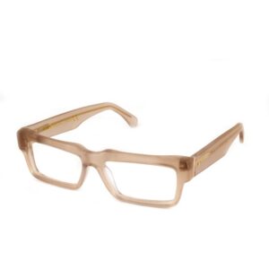 Occhiali vista  Xlab Mod. half moon antiriflesso cod. colore champagne / lenti neutre antiriflesso Unisex Squadrata Champagne