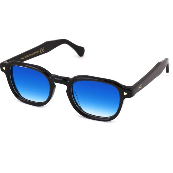 Occhiali da sole  Xlab Mod. galapagos cod. colore nero / 6925 azzurro sfumato Unisex Panthos Nero